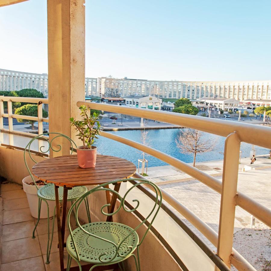 Appartement Cosy , Vue Imprenable, Parking Prive Montpellier Exterior foto