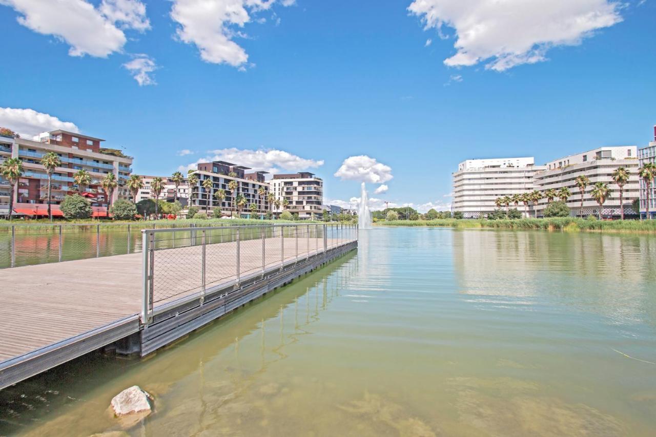 Appartement Cosy , Vue Imprenable, Parking Prive Montpellier Exterior foto